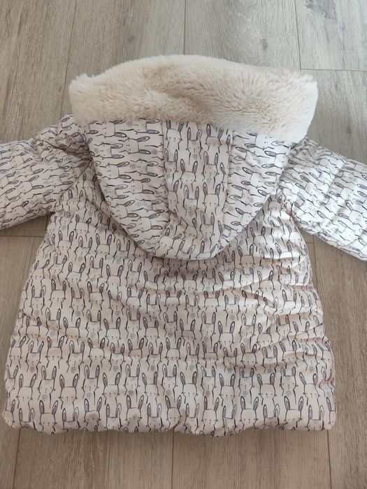 Зимно яке на зайчета за момиче