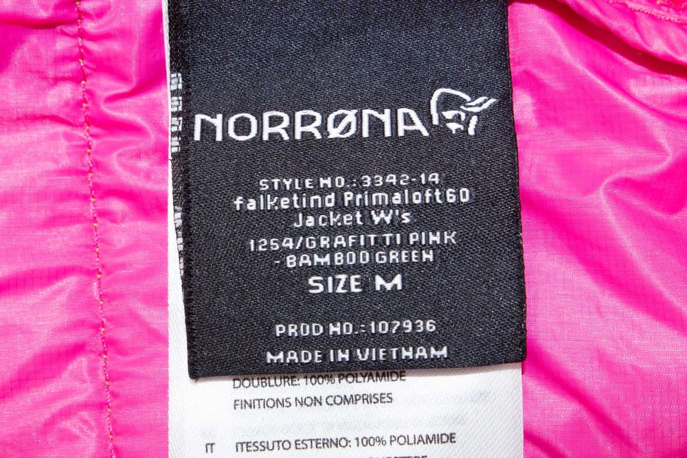 Norrona FALKETIND Primaloft 60 дамско яке подплатено за есен М