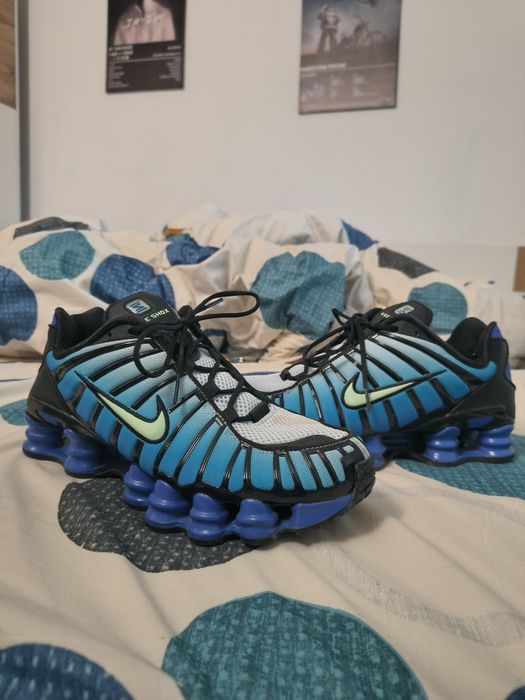 Nike shox tl  black/ vapor green- Racer blue  42,5