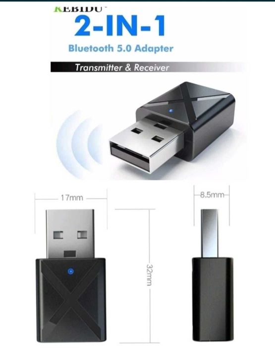 Adaptor Audio Receptor Bluetooth 5.0 Stereo Receiver