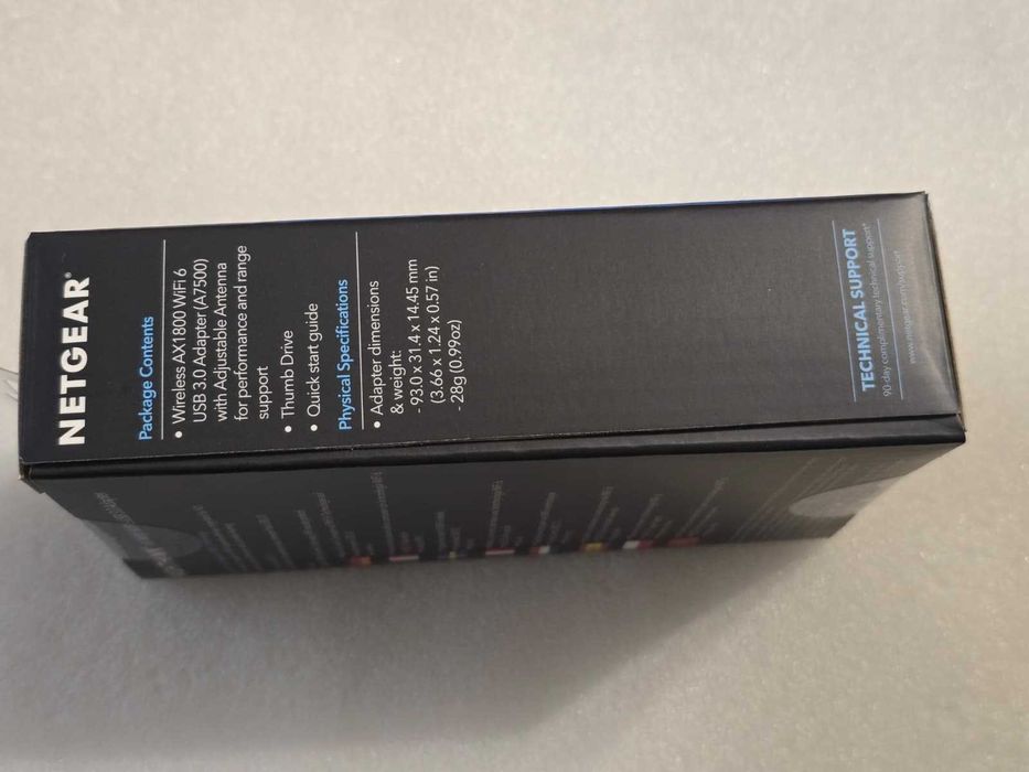 Adaptor Wireless NETGEAR Nighthawk A7500 AX1800, WiFi 6, USB 3.0