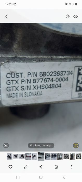 Vînd turbosuflanta Fiat Ducato