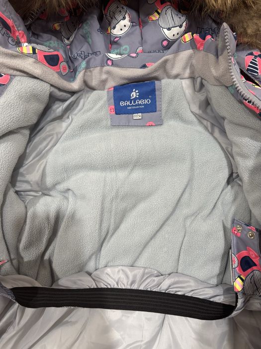 Зимняя двойка комбинезон для девочки