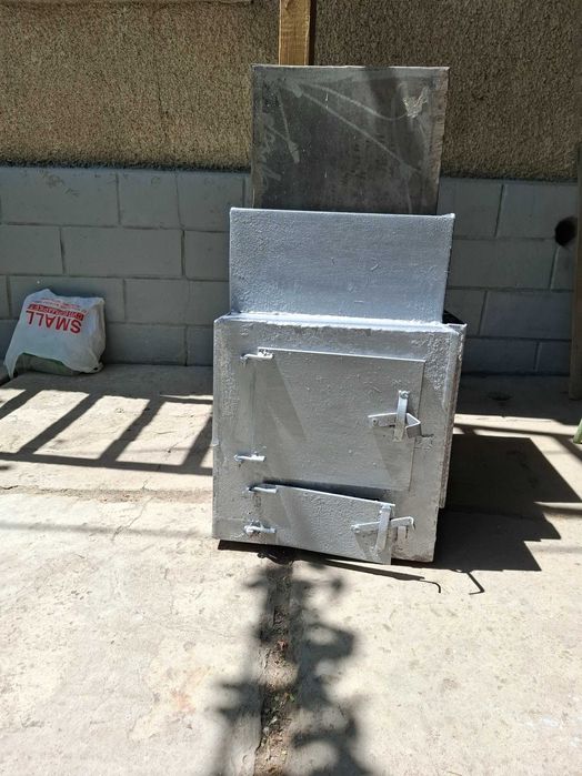 Печка с баком из нержавейки