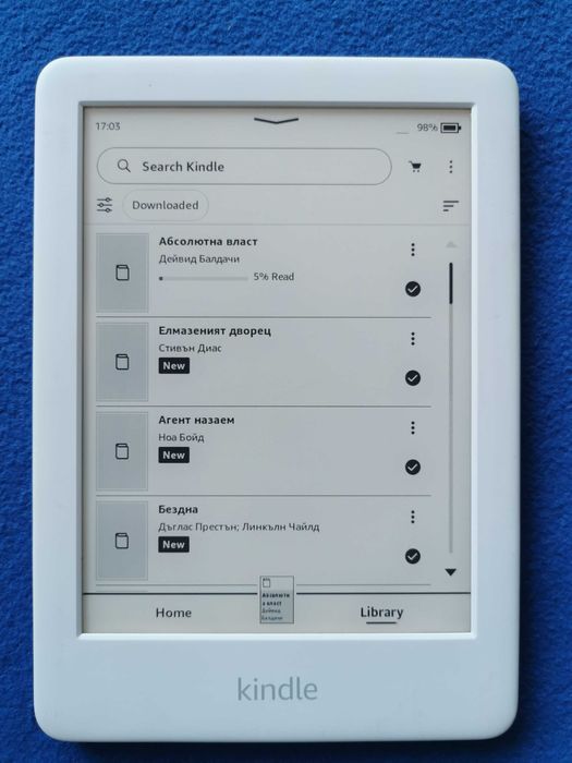 Kindle 10 Generation с подсветка