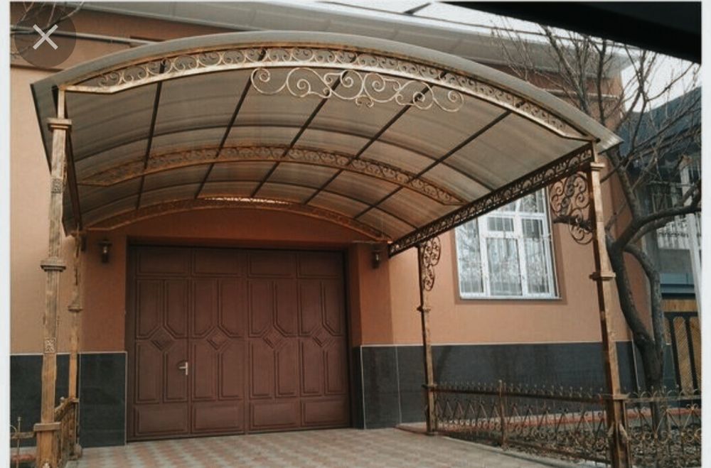 Навес перила калитка Покраска Nave's Darvoza