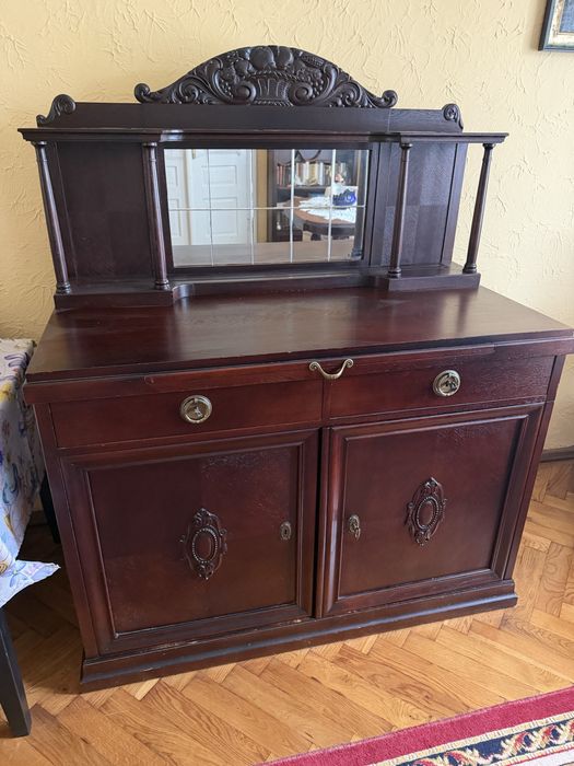Bufet, biblioteca, dulap, vitrina, mobilier lemn masiv