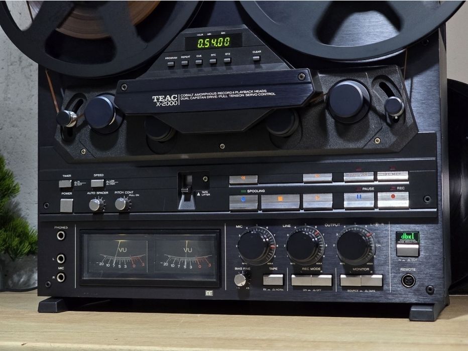 Magnetofon TEAC X-2000, dbx, 3 head, dual capstan, capac antipraf,