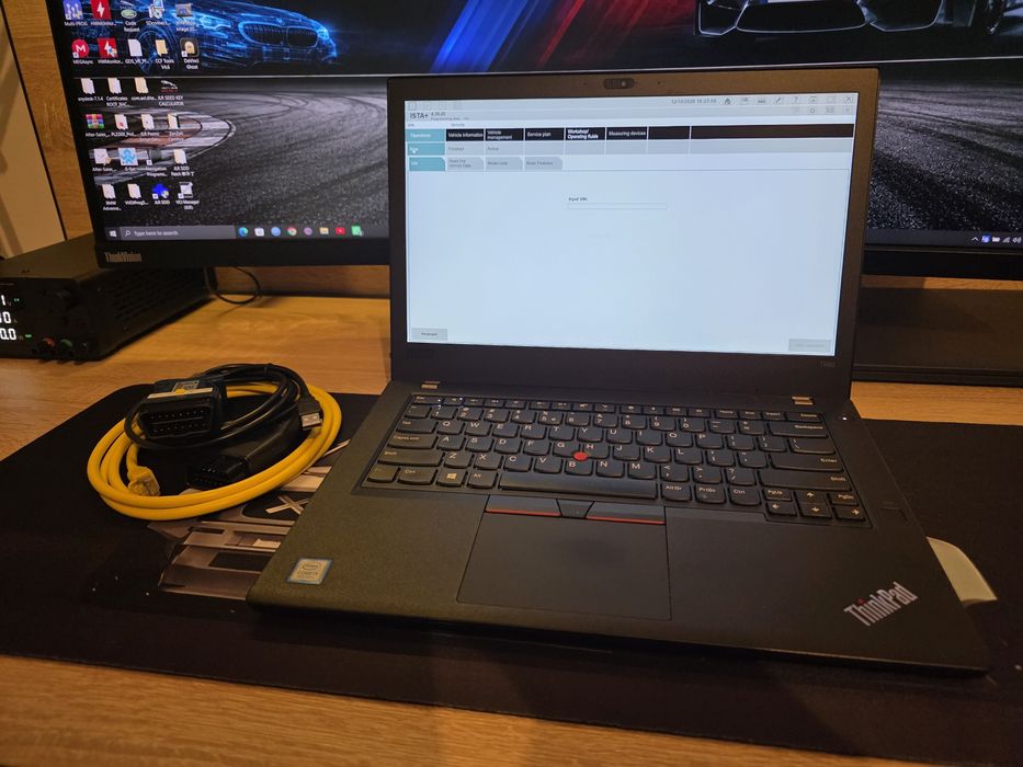 Diagnoză/ Tester BMW INPA/ ISTA+ /Esys cu Laptop Lenovo ThinkPad  T480