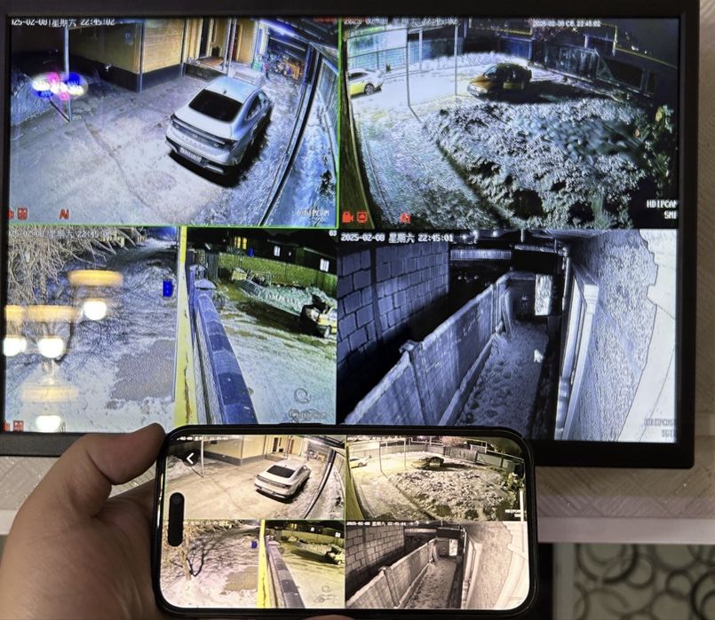 Установка камер наблюдения