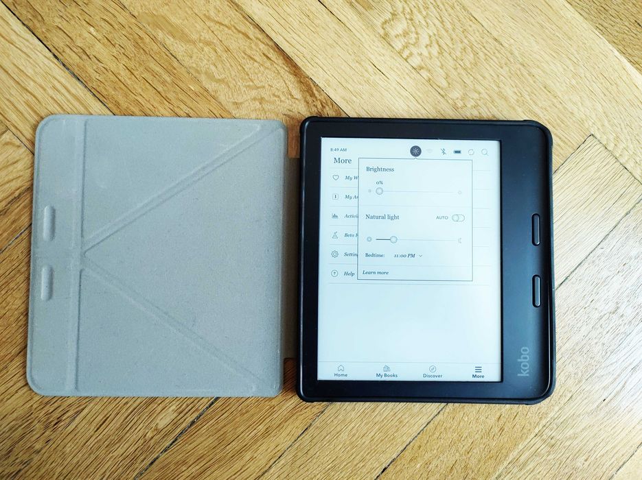 Kobo Libra 2 електронна книга с подсветка четец за книги 7" + калъф