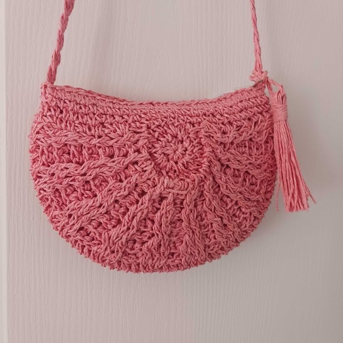 Poseta dama  de vara Accessories roz pudra NOUA-LIVRARE GRATUITA