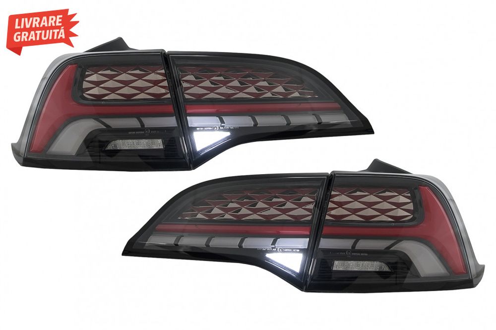 Stopuri LED Tesla Model 3 (2017-2022) Model Y (2020-2022) Semnal Dinam