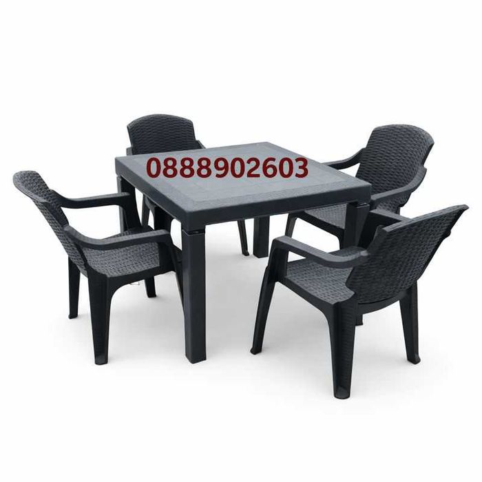 СУПЕР ПРОМОЦИЯ Градински комплект – маса + 4 стола