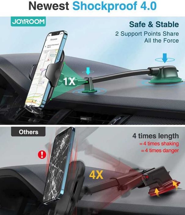 Стойка за телефон за кола / Държач за телефон за автомобил
