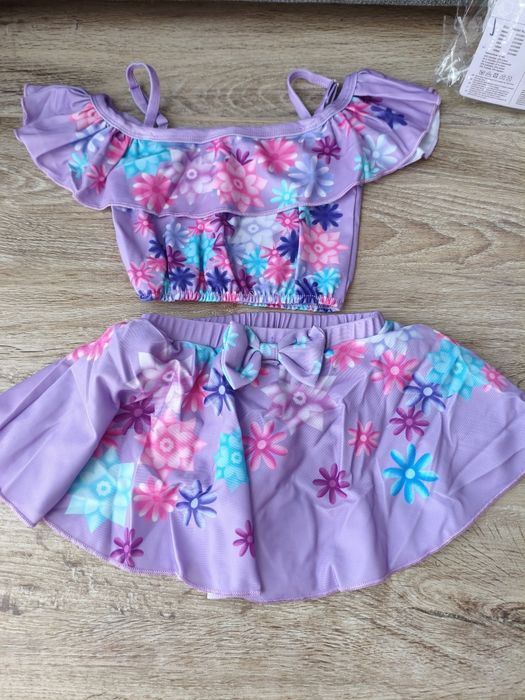 Costum baie fetițe anime – UV protection – mărimea 110 – nou