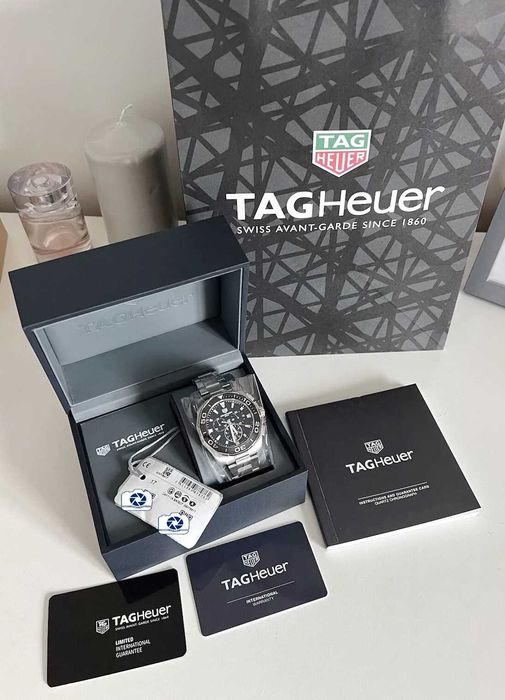 TAG HEUER AQUARACER Chronograph 300m CAY111A Мъжки Часовник НОВ