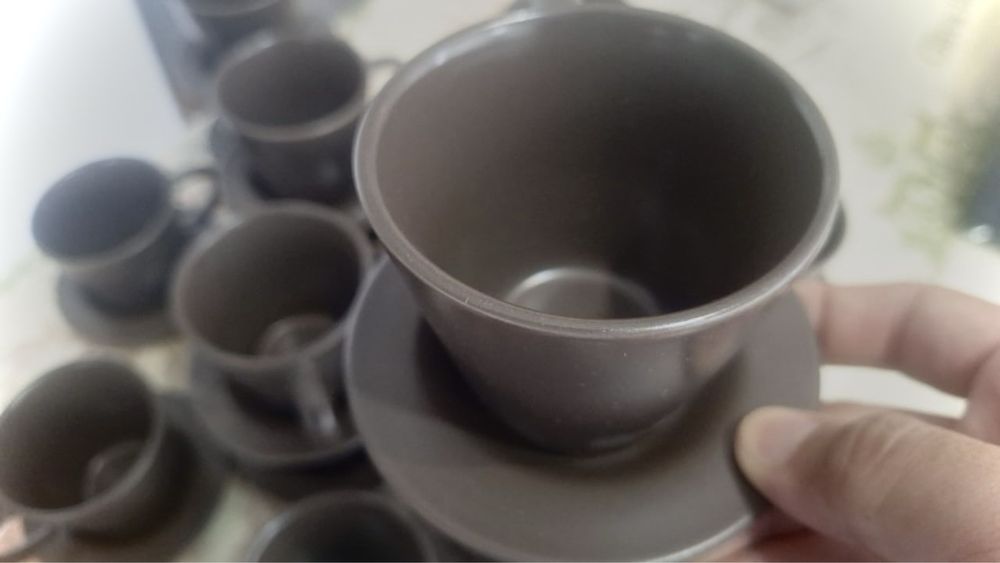 Чашки и блюдце Икеа