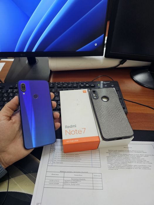 Redmi note 7 64gb[2022) ideal iwlawi zur aybi yuq tozza tele