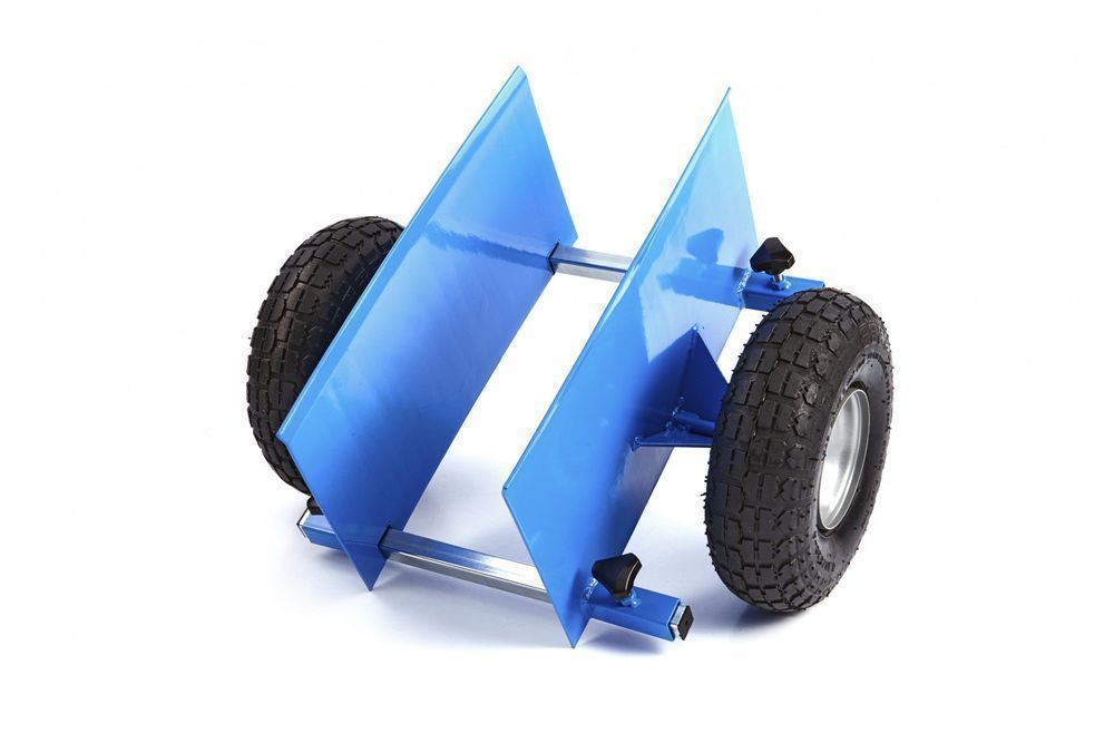 Carucior reglabil de transport placi dimensiuni mari roti mari pe aer