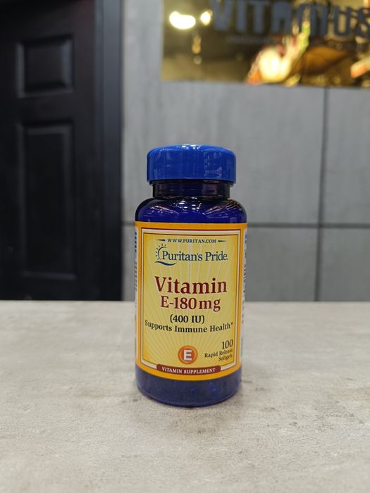 Puritan's pride vitamin E 180mg (400 IU) 100 softgels