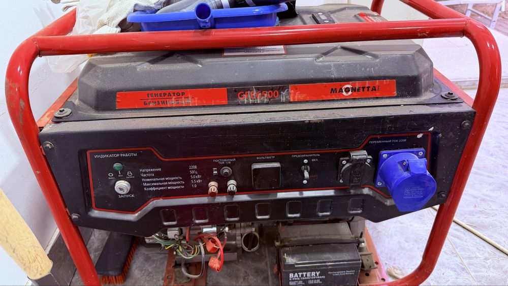 Генератор бензиновый Magnetta 5 кВт