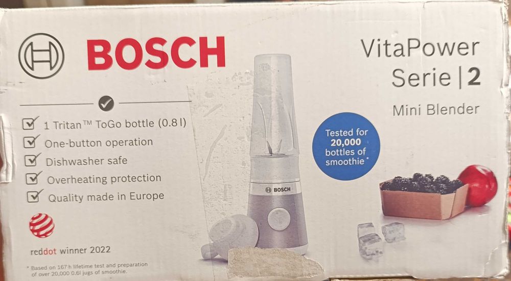 Блендер Bosch VitaPower Serie 2 | 2 450 W Сребристо