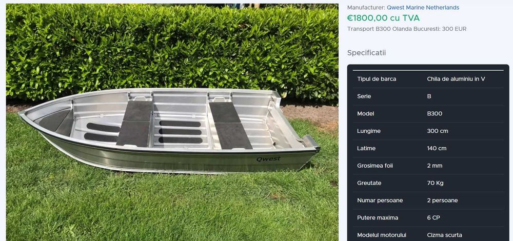 Barci Aluminiu Olanda