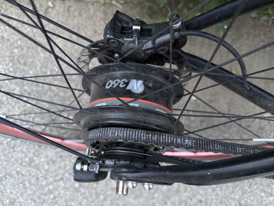 Bicicleta Vanhawks full carbon city bike schimbator in butuc