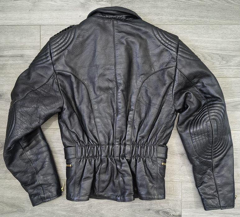 Geacă moto clasică din piele naturală, Orex, S/38