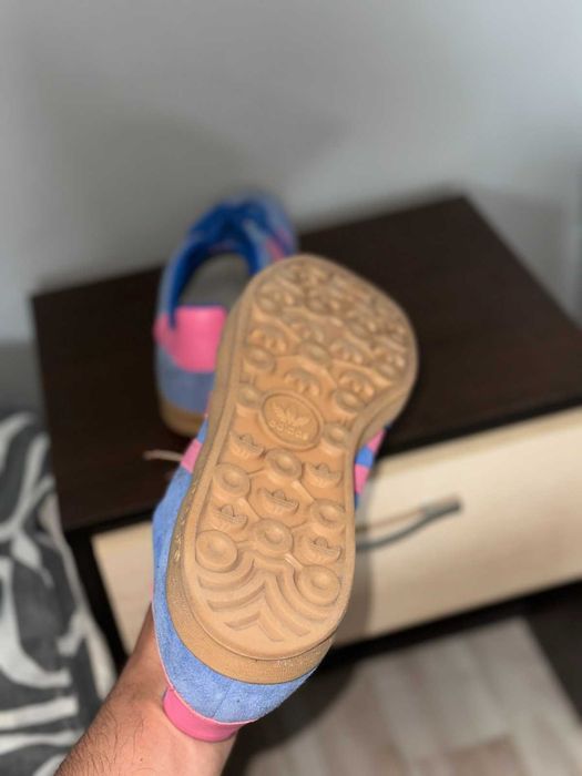 Мъжки обувки Adidas Gazelle Indoor Blue/ Bliss Pink/ Gum
