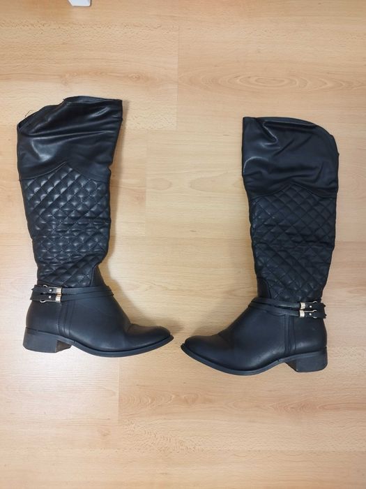 Дамски ботуши от естествена кожа