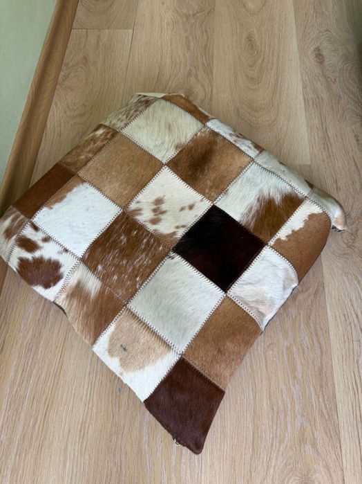 Декоративни възглавници естествена кожа 4 броя