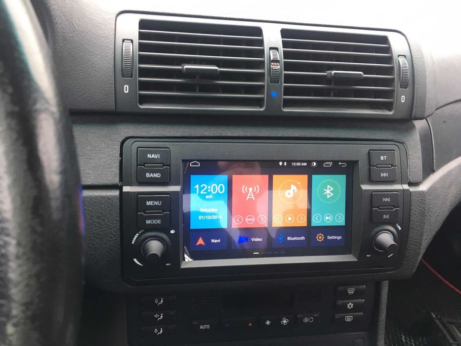 Navigatie Android 15 Dedicata BMW E46 - QLed CarPlay DSP 4G