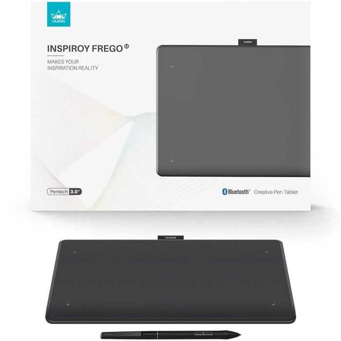 }Графический планшет Huion 10.5"x6.25" Inspiroy Frego M, черный