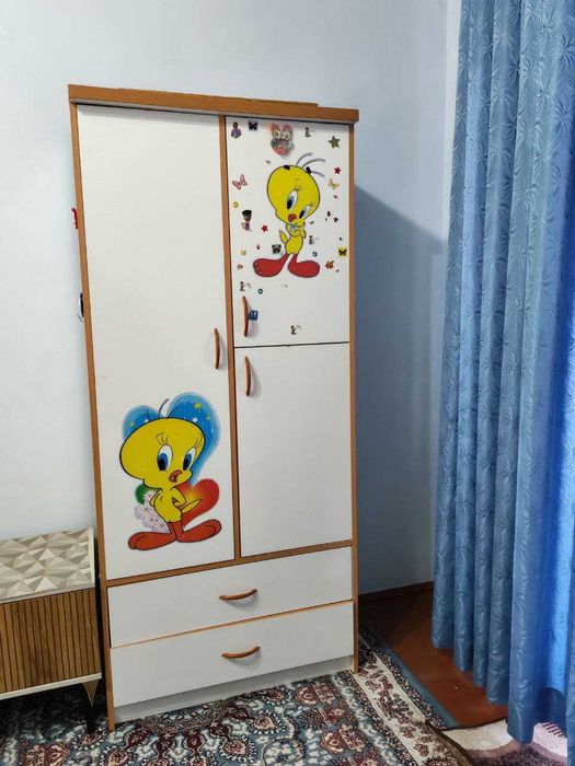 детский шкаф и крават