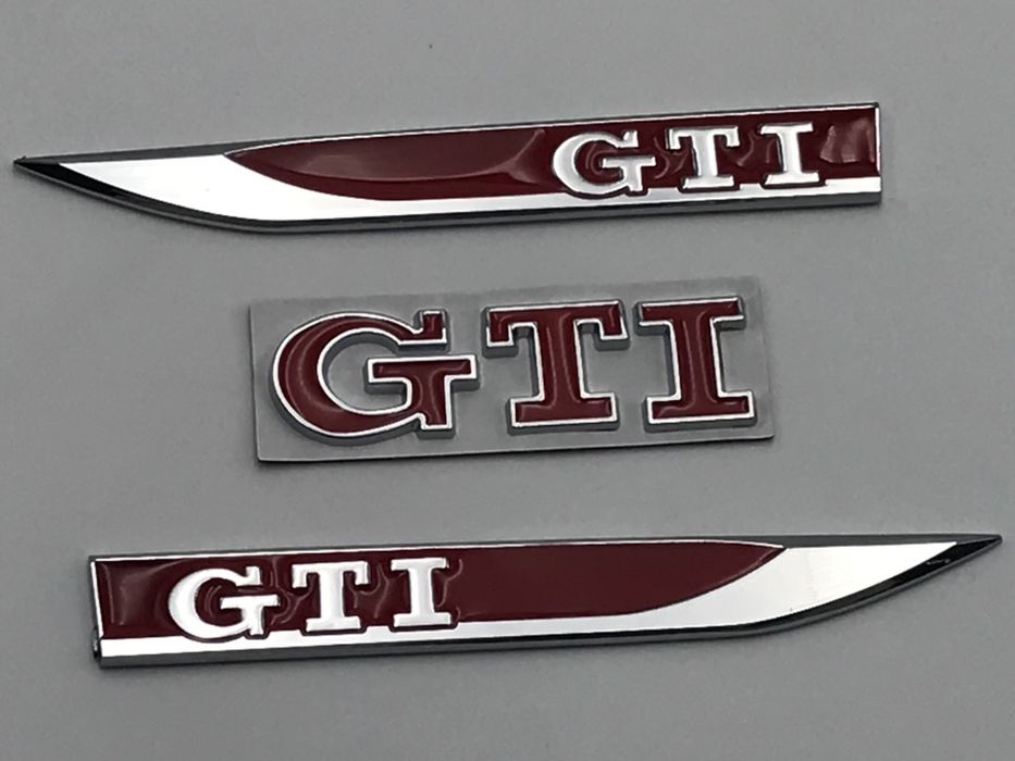 Set Embleme VW GTi rosu