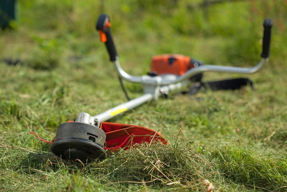 Спил деревьев и покос травы