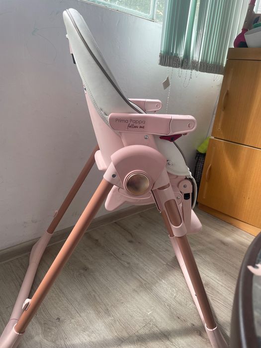 Бебешко Столче за хранене 2в1 Peg Perego Prima Pappa Zero , 0-15 кг, розово
