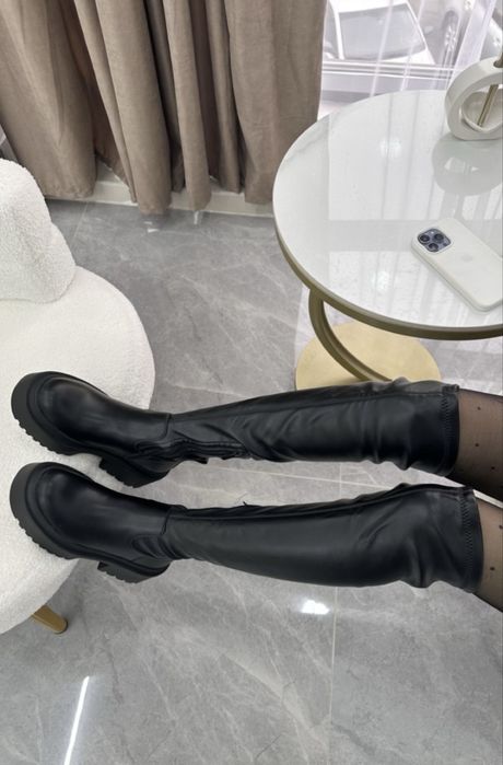 Новый ботфорты женский