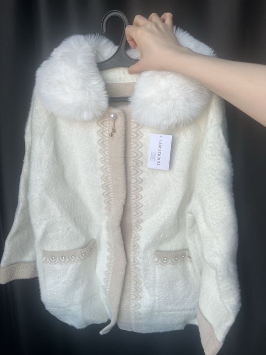 Новое женское турецкое пальто-кардиган