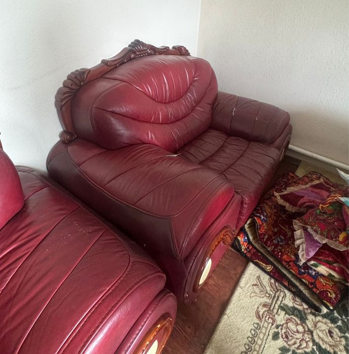 Продам бу диван и кресла