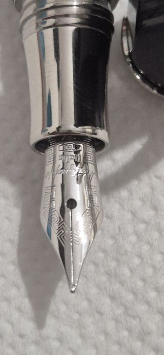 Montegrappa Piccola Blue – Stilou NOS, penită aur 18K – impecabil