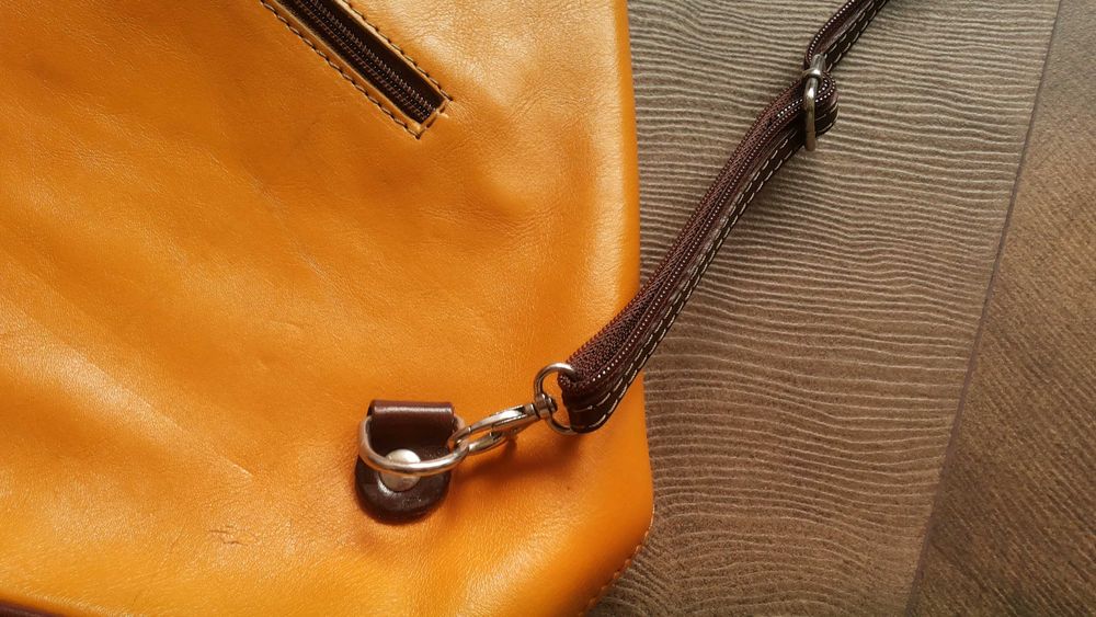 VERA PELLE MADE IN ITALY Genuine Leather раница естествена кожа 16-55