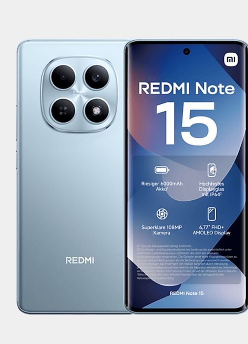 Redmi 15 note 8/256