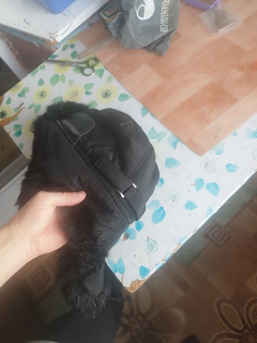 Тёплая шапка-ушанка