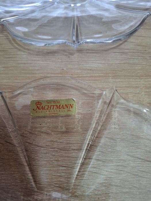 Set cristal 4 farfurii/platouri nachtmann germany