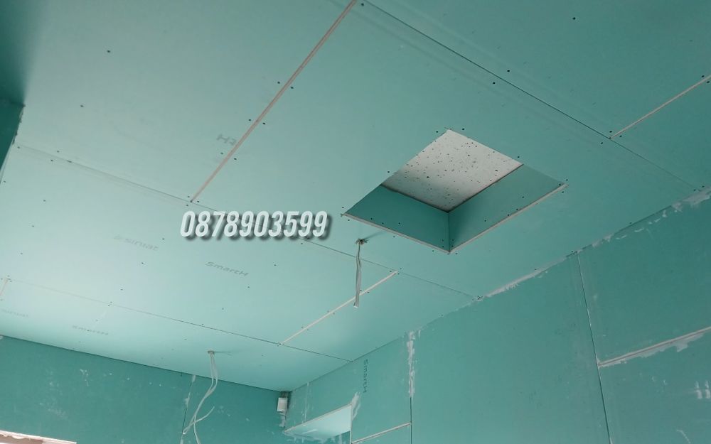 Монтаж на гипсокартон