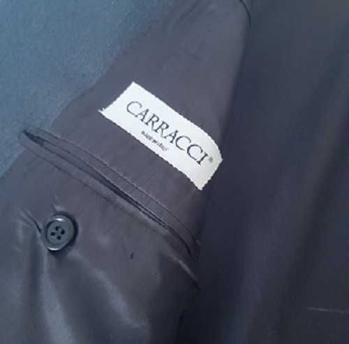 sacou Carracci din stofa gri inchis  52 model clasic