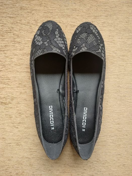 Balerini negri Divided H&M, mărimea 38, noi